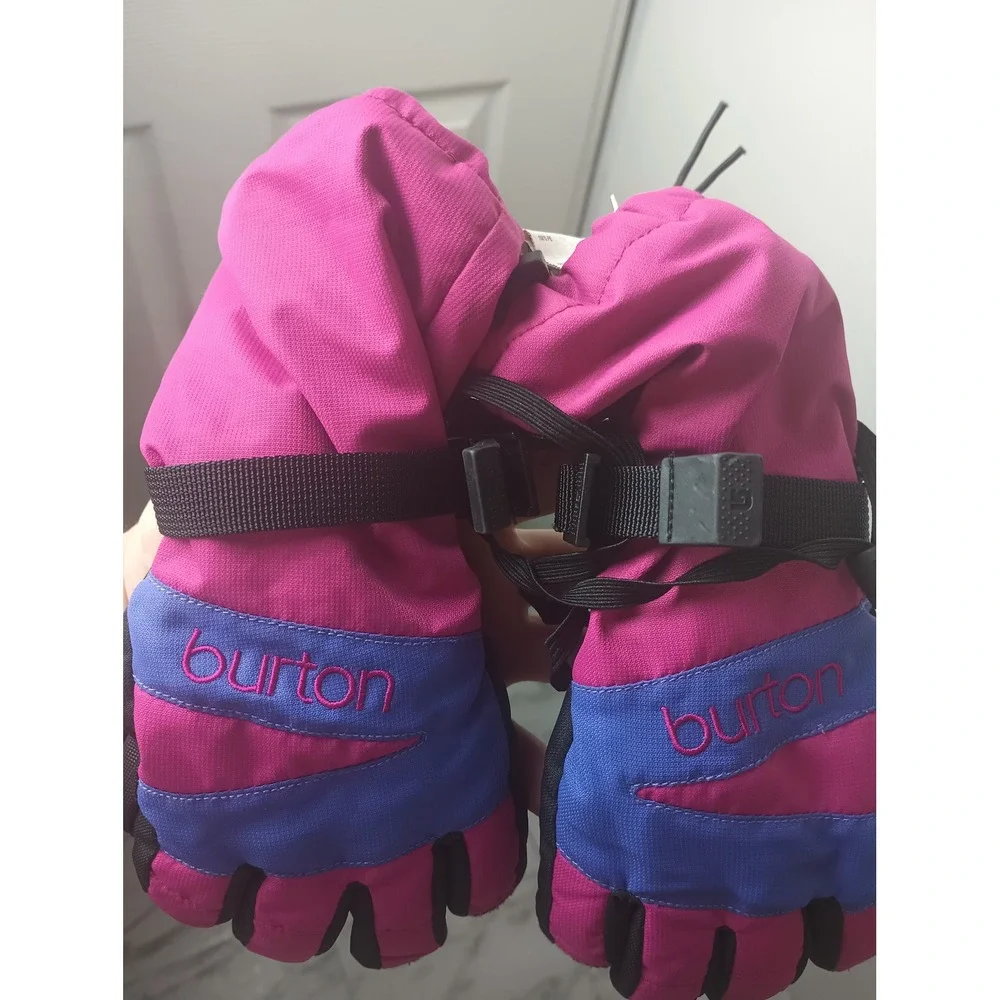 Burton Womens Snowboard Ski Gloves Pink‎ Purple Insulated Winter Small RN87380